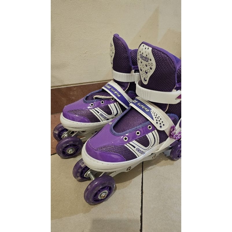 Prelove sepatu roda anak model roda mobil size 38-39