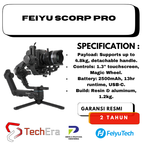 Feiyu Scorp Pro F4 3Axis Gimbal Stabilizer Kamera FeiyuTech Tech