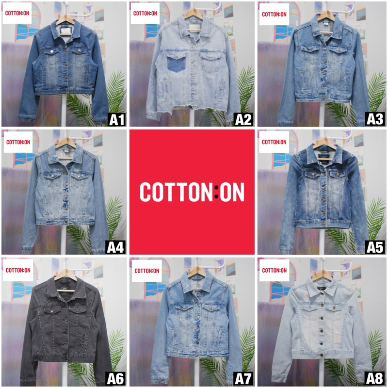 (Preloved) Cotton On Jeans Jacket - Jaket Jeans Branded 2