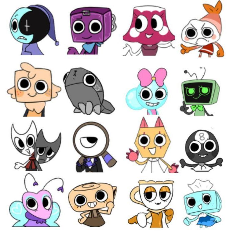 

DANDYS WORLD Roblox STICKER lembaran Set Isi 16pcs STIKER TEMPELAN ASTRO TISHA GOOB BOXTEN COSMO DANDY VEE GIGI