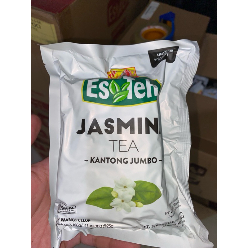 

TERMURAH!!! Teh Cap Poci Jasmine Kantong Jumbo 100 Gram Isi 4 Kantong 100% Original /10 Bungkus