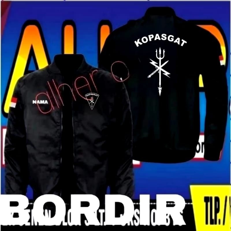 pul bordir Jaket bordir KOPASGAT Jaket KOPASGAT jaket bomber KOPASGAT jaket kerja KOPASGAT jaket ser