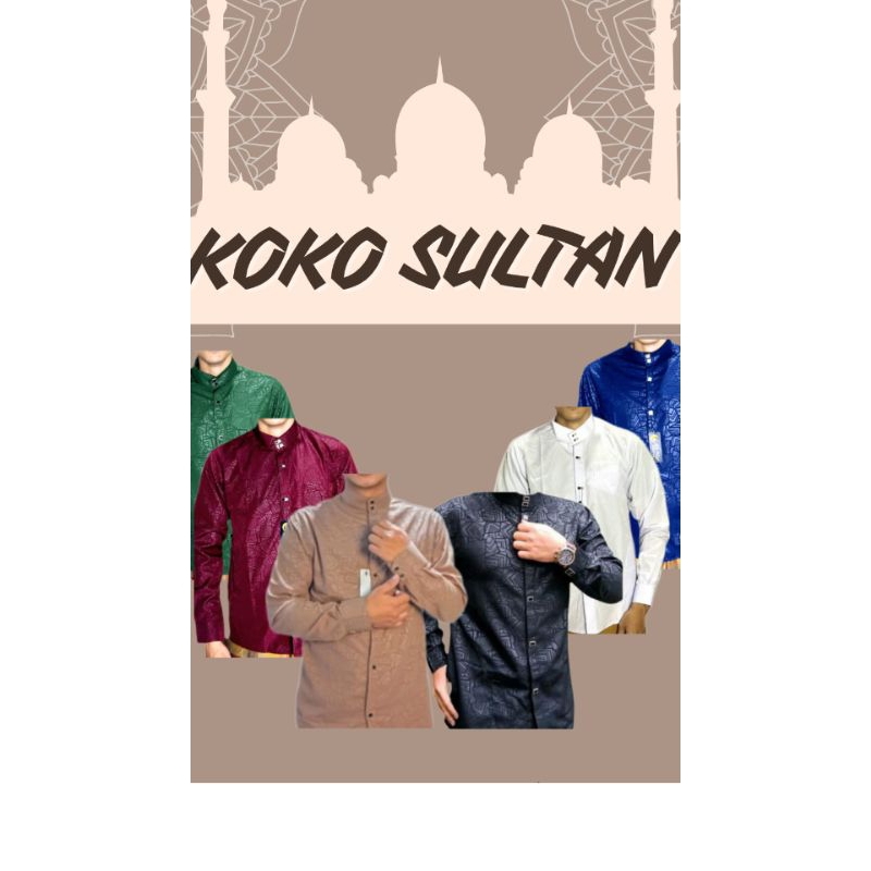 KEMEJA KOKO SULTAN LENGAN PANJANG