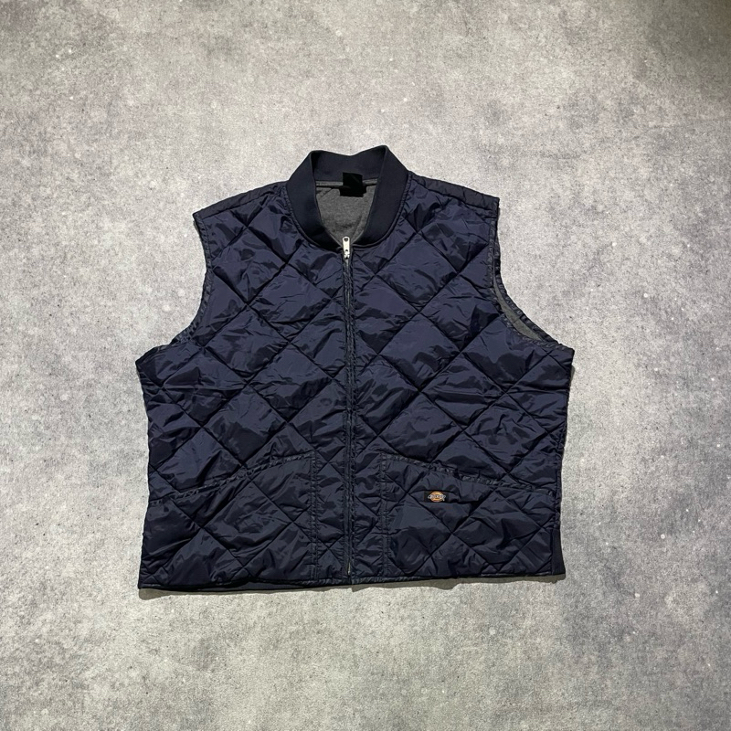 Vest Jacket Dicki*s Quilted Lined. • Dark Navy