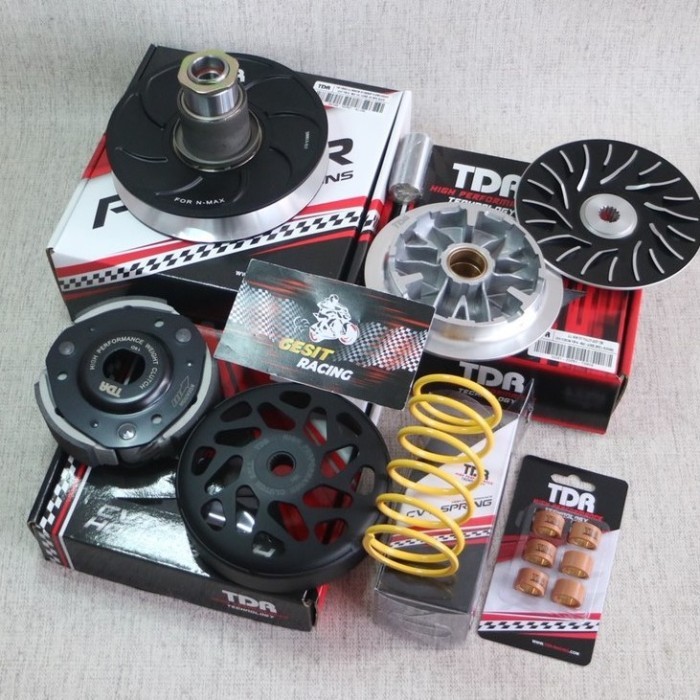 PAKET KOMPLIT UPGRADE CVT N MAX NEW N MAX AEROX 155 ORIGINAL TDR RACING