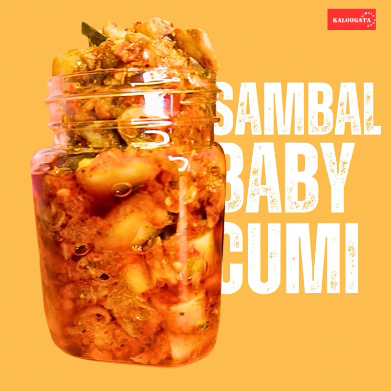 

Sambel Baby Cumi Pedas/Sambal Cumi/Sambal Merah Baby Cumi 150g