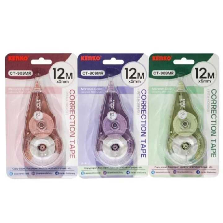 

Pita Koreksi Correction Tape Kenko CT-909MR Pastel Color (1 PCS)