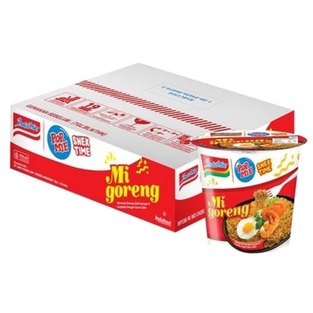 

POP MIE MINI SNEK TIME RASA MI GORENG 39gram - 1 DUS - isi 12 cup mini