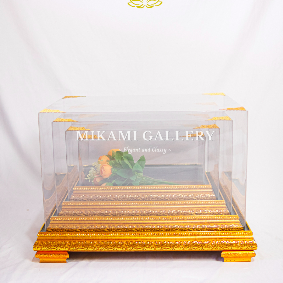Kotak Hantaran Penutup Mika Fiber Kaki / Kotak Hantaran Mika / Seserahan Pernikahan