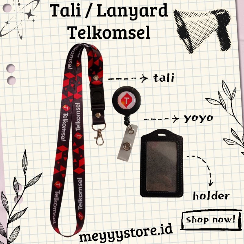 

Tali ID CARD TELKOMSEL Terbaru / Lanyard TELKOMSEL Terbaru READY [STOCK MELIMPAH] Termurahhh Harga Grosir!