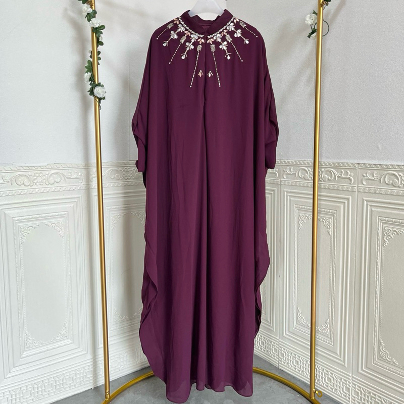 NEW JIHAN KAFTAN LENGAN KERUT