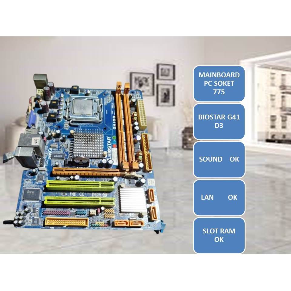 MAINBOARD PC BIOSTAR G41D3