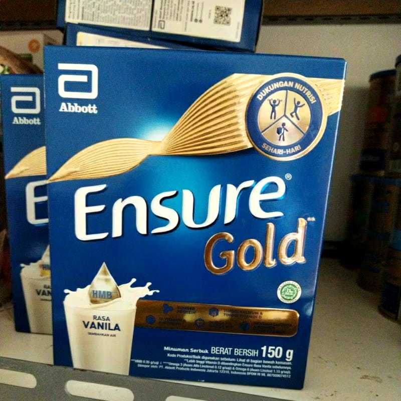 

Ensure Gold HMB Vanila 150 g - Nutrisi Dewasa Rendah Laktosa