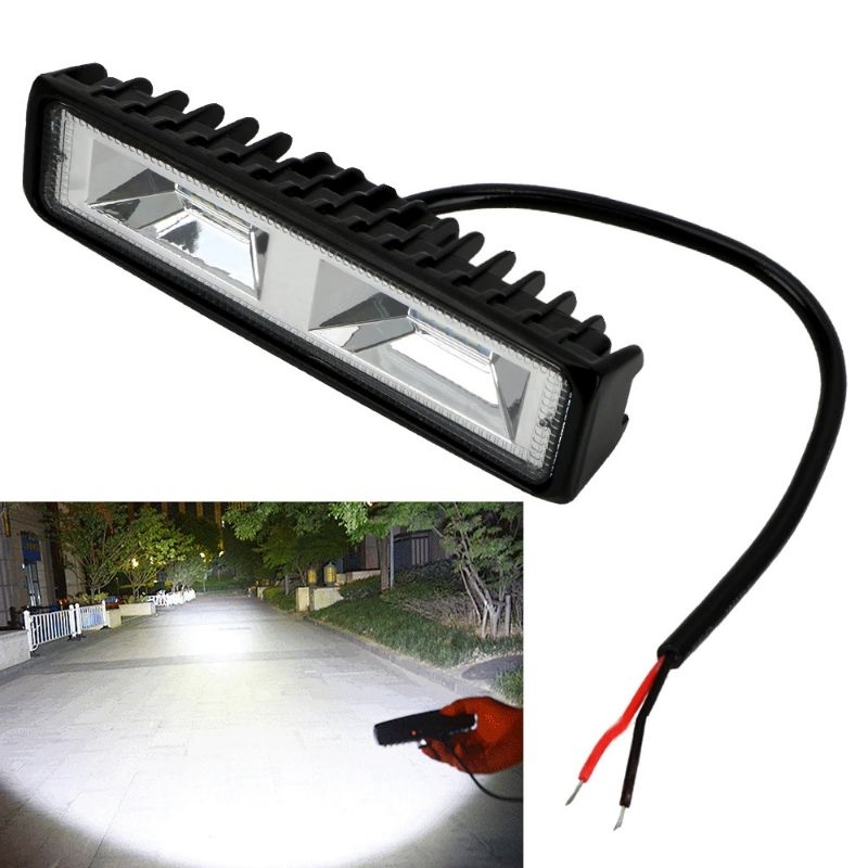 lampu tembak truck 24V 16mata lampu tembak mobil led floodlight 16W waterproof