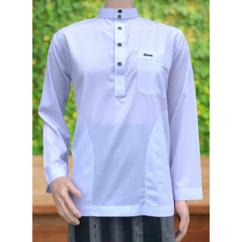 Baju Koko Al Mahbub Exclusive Premium Kancing Melayu Premium Berkualitas