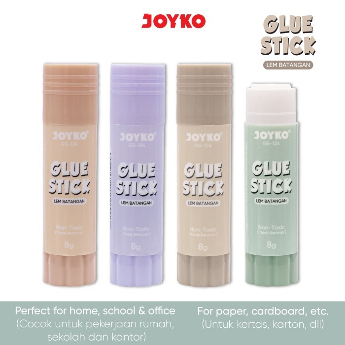 

GLUE STICK JOYKO GS-124 / Lem Batang Stick Stik Joyko 8gr GS-124 Morandi