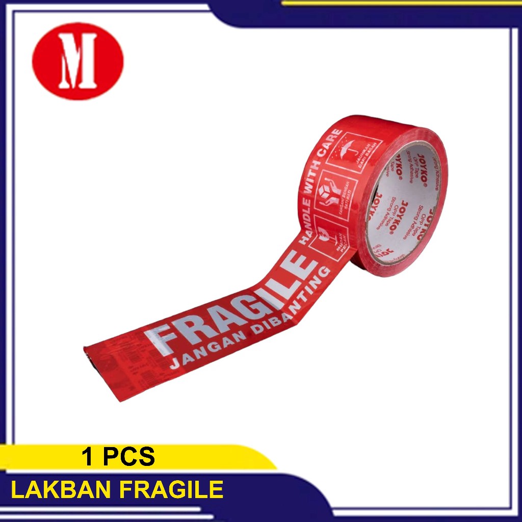 

Lakban Fragile Joyko 1 pcs lakban jangan dibanting