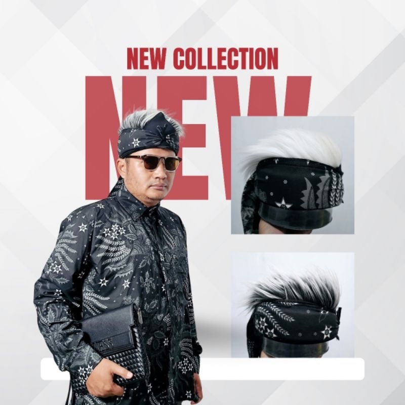 Baju Batik + Udeng jawara khas Sunda