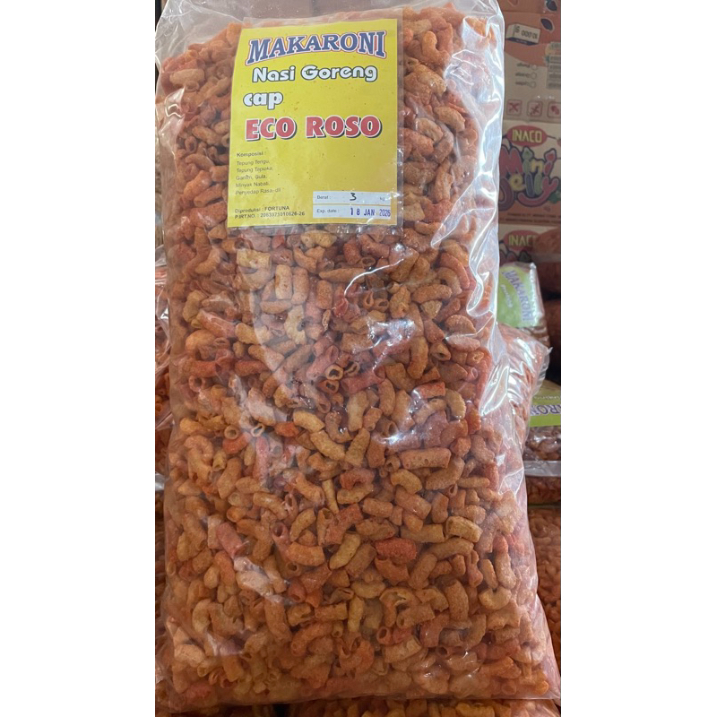 

3Kg Makaroni Nasgor Eco Roso