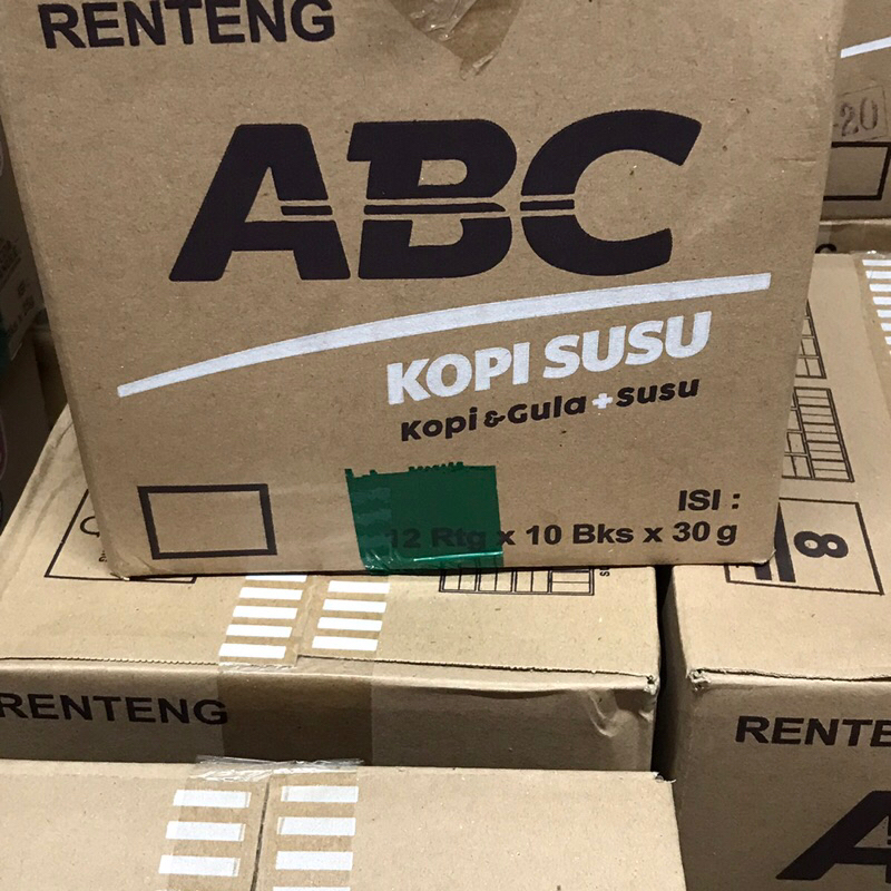

ABC Kopi Susu 31 gram 1Dus 12 Renceng 10 Bungkus