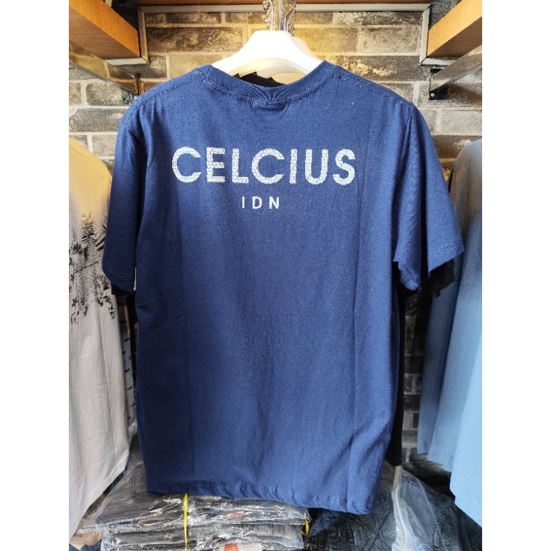 Kaos pria celcius terbaru lengan pendek