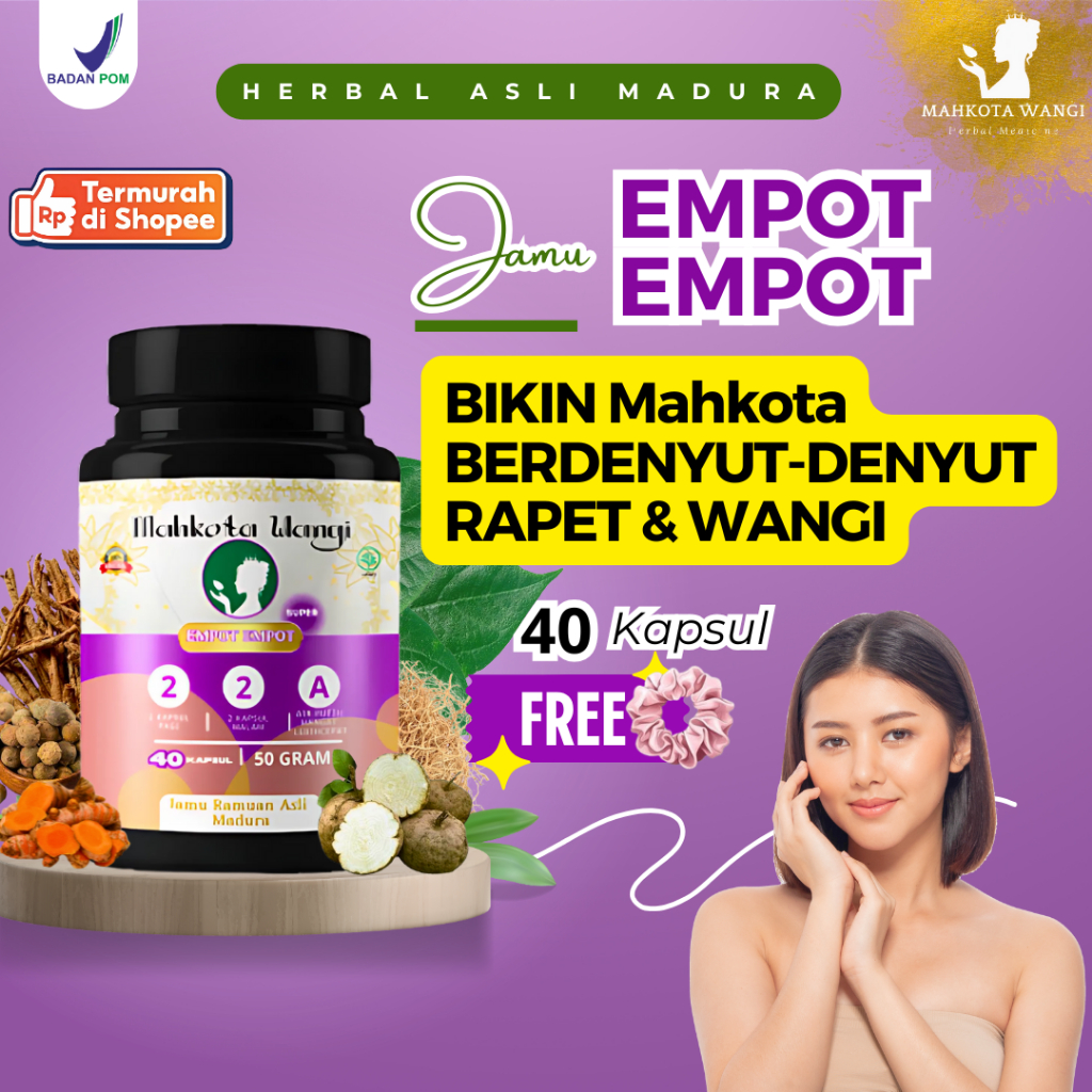 MAHKOTA WANGI Empot Empot Ayam Jamu Madura Super Rapet Miss V Asli Penambah Gairah Wanita