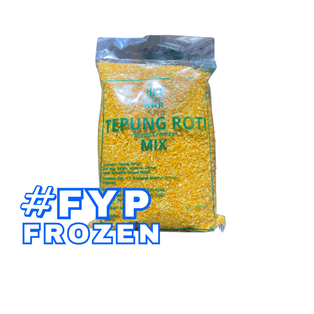 

KHR BREADCRUMBS MIX 500GR / TEPUNG PANIR / TEPUNG ROTI