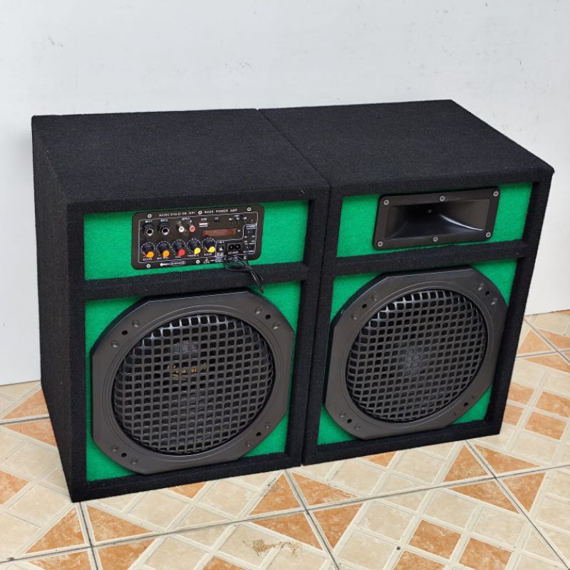 Spiker Aktif Bluetooth Karoke 10 In Bass Gler Empuk Istimewa Aktif Pasif 2 box