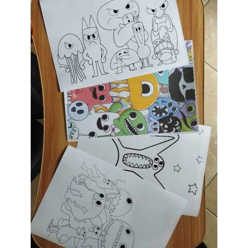 

Kertas coloring anak Garten of ban ban Series 20 lembar