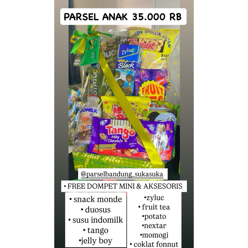 

PARSEL ANAK MURAH/HAMPERS/PARCELMURAH