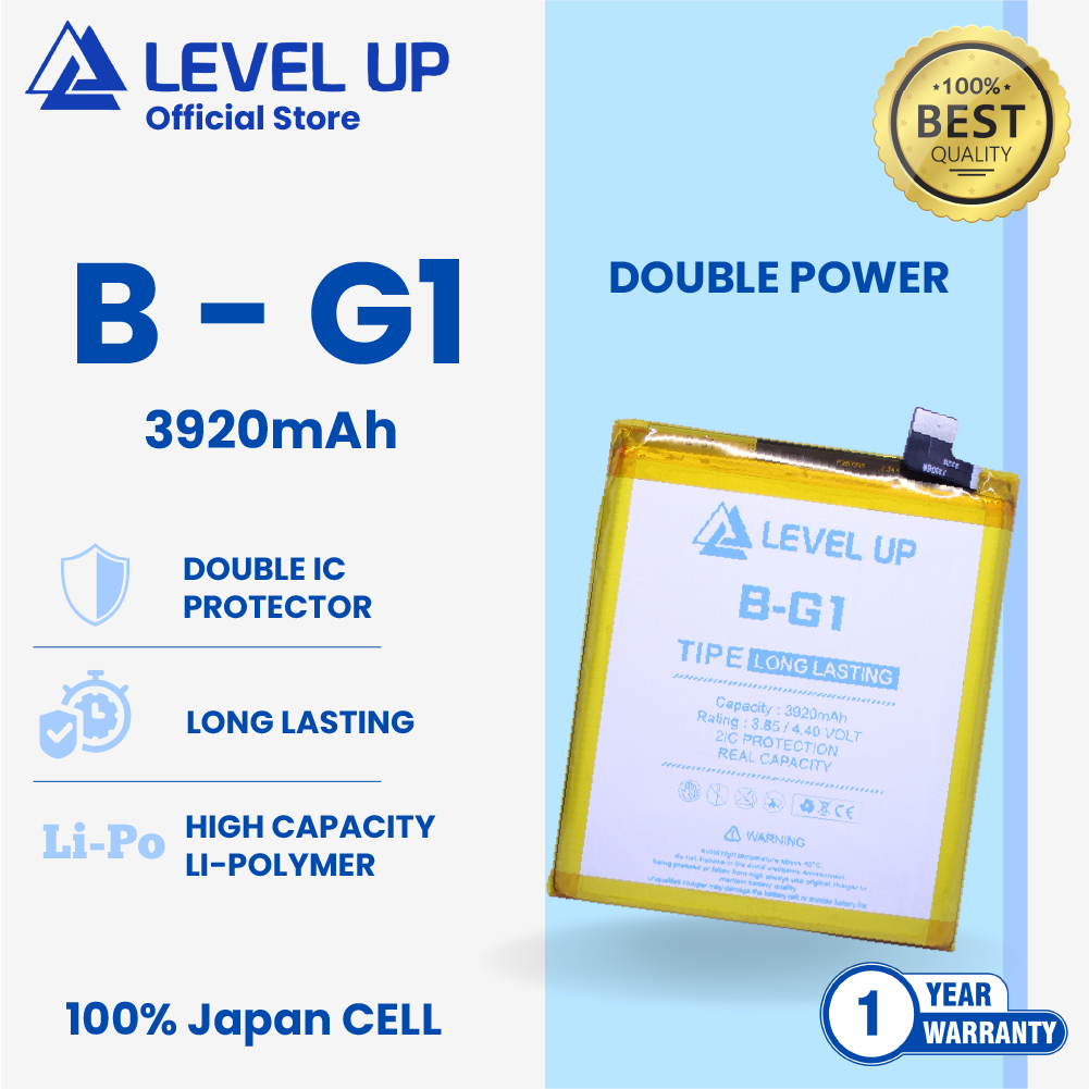 LEVEL UP Baterai Vivo V15 Pro B-G1 Double Power
