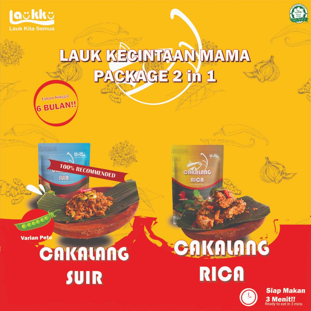 

LAUKKU - CAKALANG PACKAGE 2 in 1 FULL IKAN CAKALANG VACUUM PACK KECINTAAN MAMA