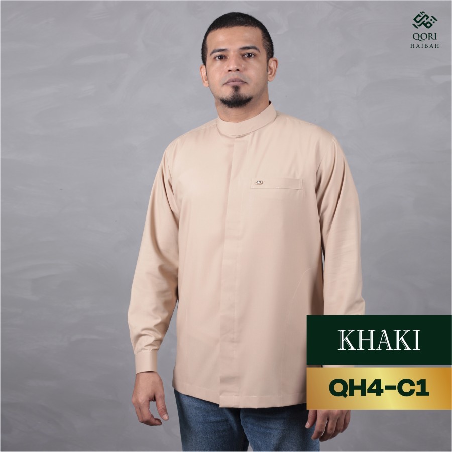 Qori Apparel HAIBAH Baju Koko Casual (Lengan Manset) QH4
