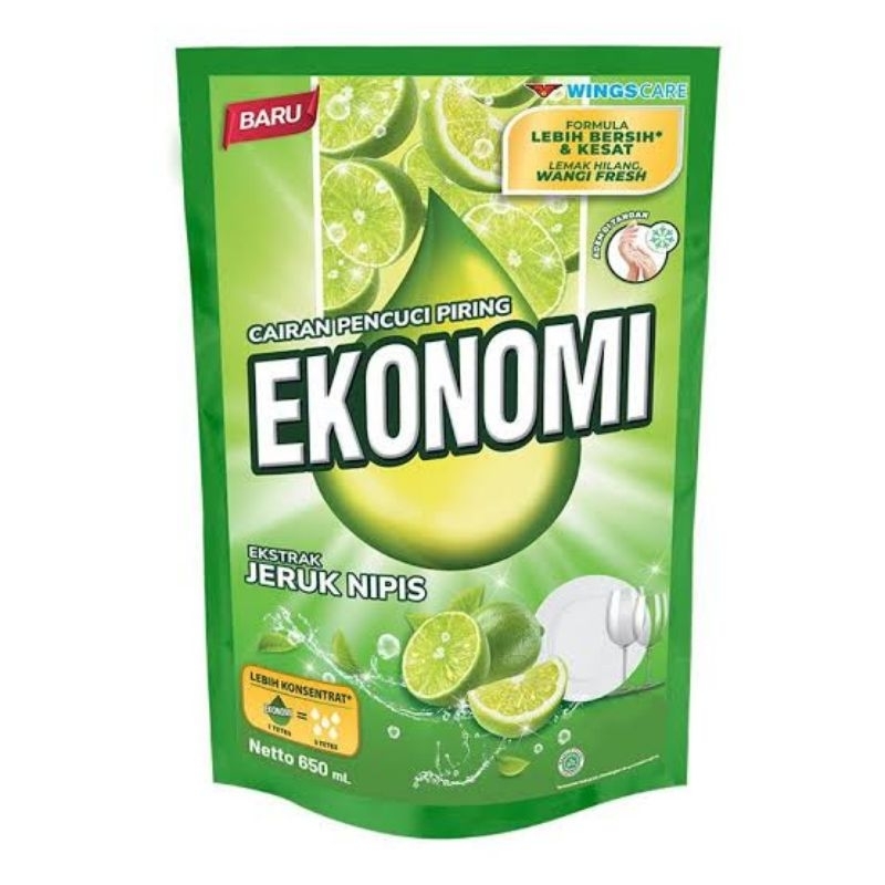 Ekonomi Sabun Cuci Piring Jeruk Nipis 650ml - Sembako Murah Solo