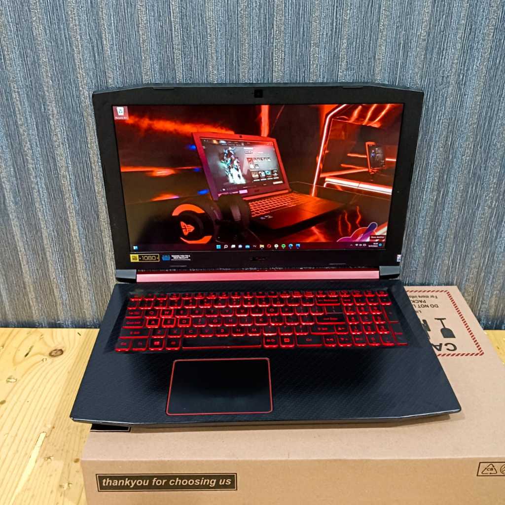 "Laptop Gamers And Editing"  Laptop ACER NITRO 5 - AN515-52, Intel Core i7-8750H, Gen 8Th, ###Double