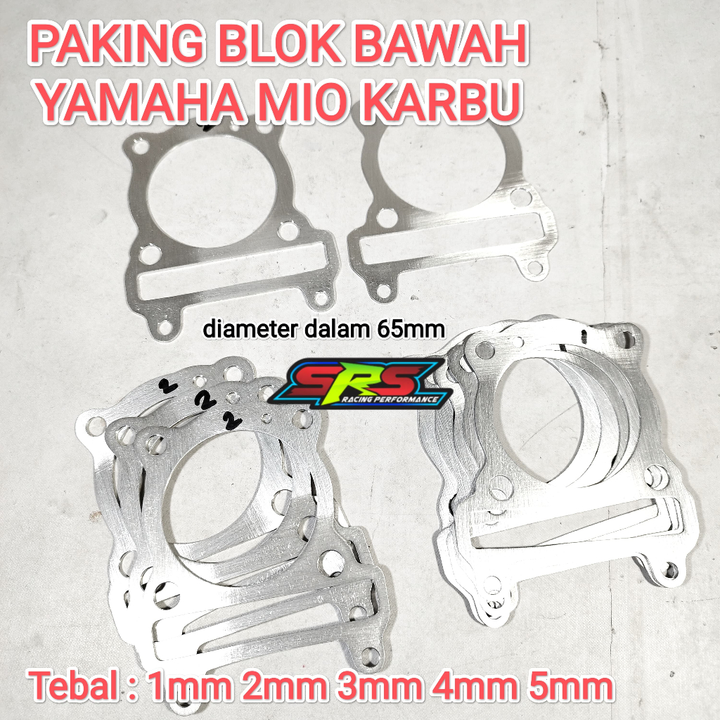 Paking Blok mio nouvo dural cnc paking boring mio almunium 1mm 1.5MM 2mm 2.5MM 3mm 4mm 5mm