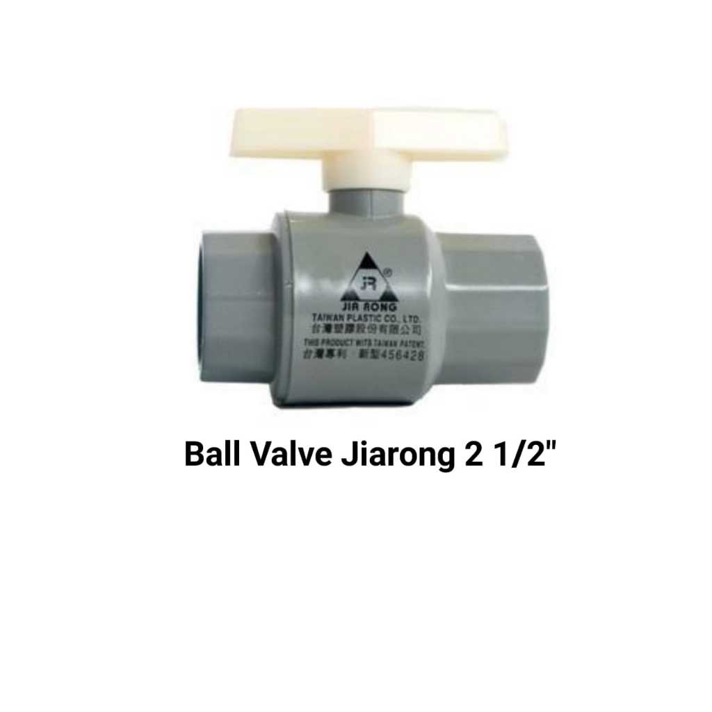 Ball Valve Socket / Stop Kran Polos PVC 21/2" Jiarong Original