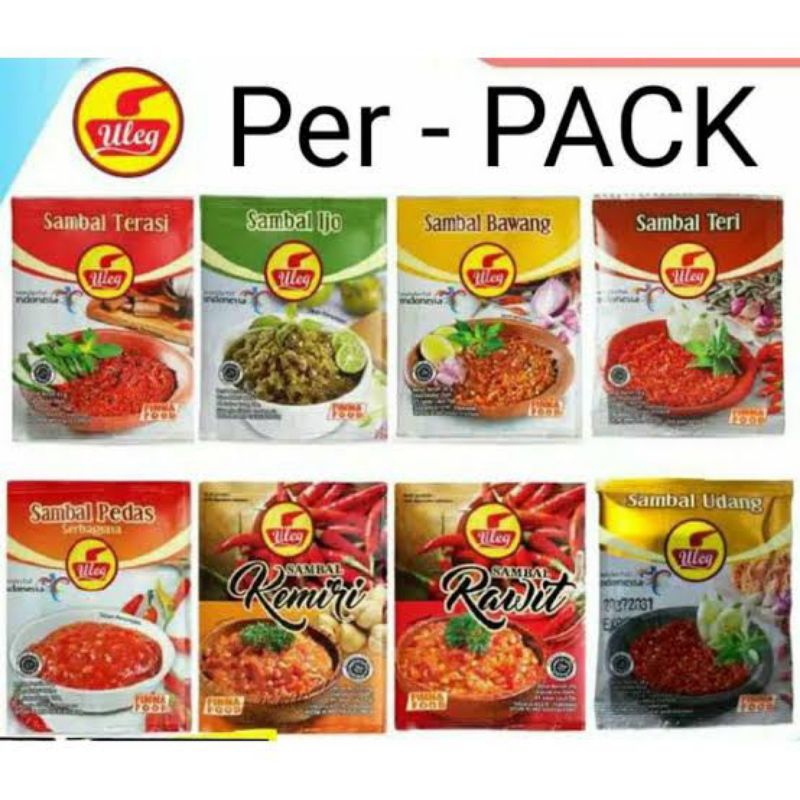 

1 pack - sambel uleg terasi Finna
