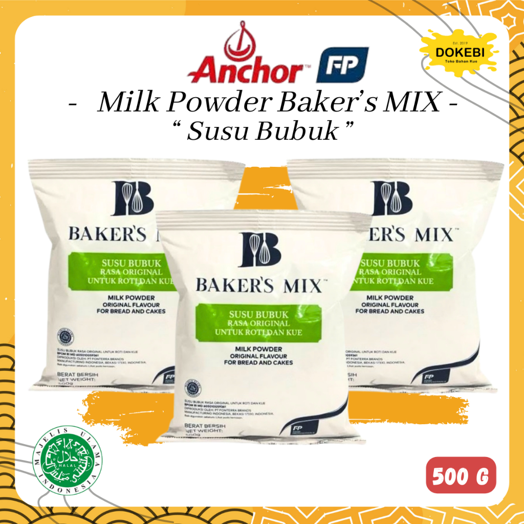 

Anchor Baker's Mix Susu Bubuk 500 gr /Milk Powder