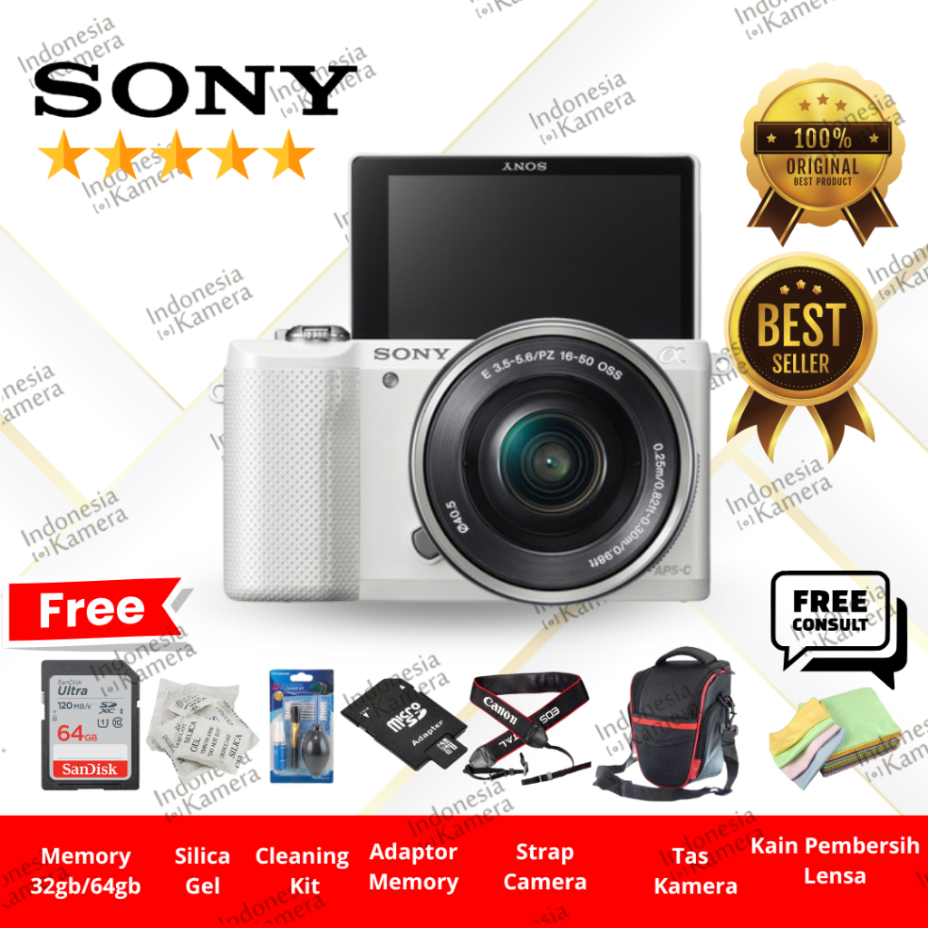 Kamera Sony a5000 Second Like New