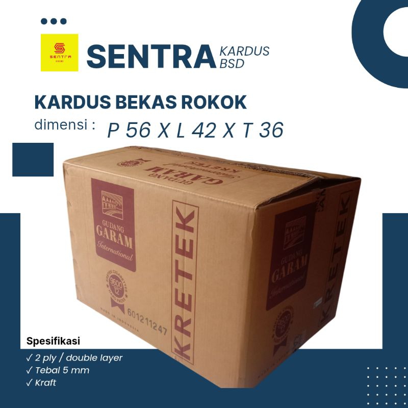 

Kardus Bekas Besar / Jumbo Untuk Pindahan / Packing P56 x L 42 x T 36