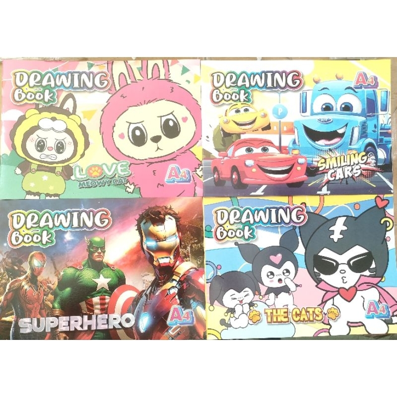 

BUKU GAMBAR MURAH A4 CORAK KARTUN/FANCY MOTIF RANDOM (1 PCS)