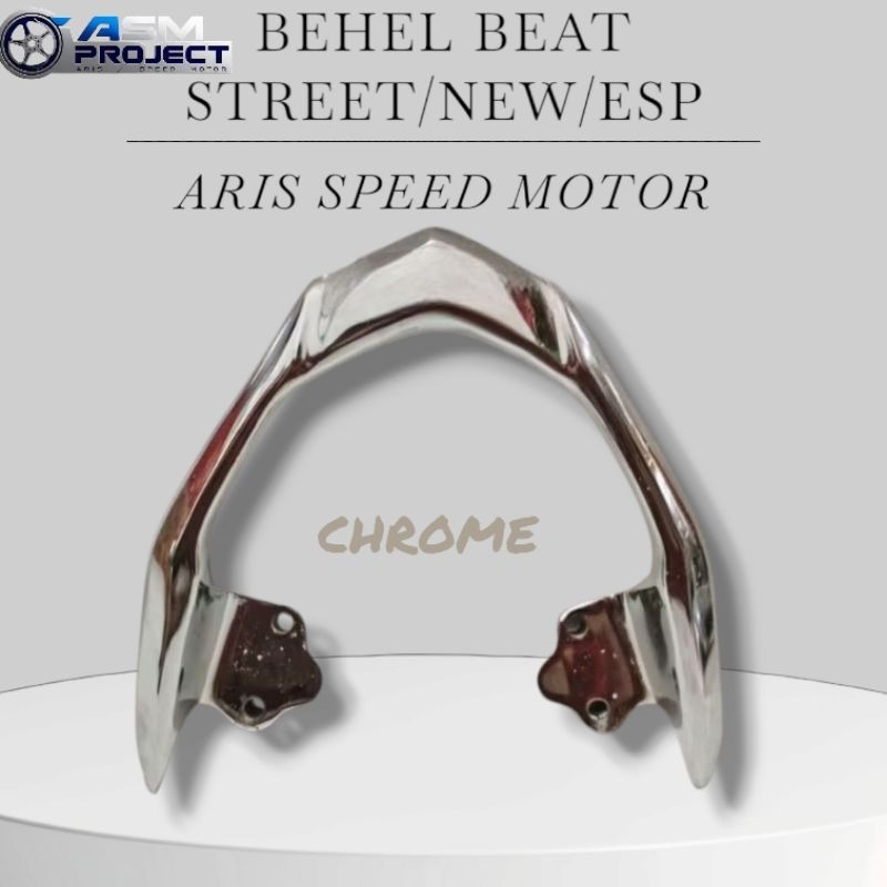 Behel Begel Beat Street Chrome pnp Beat New Planger pegangan jok belakang Beat ESP Bahan Tebal