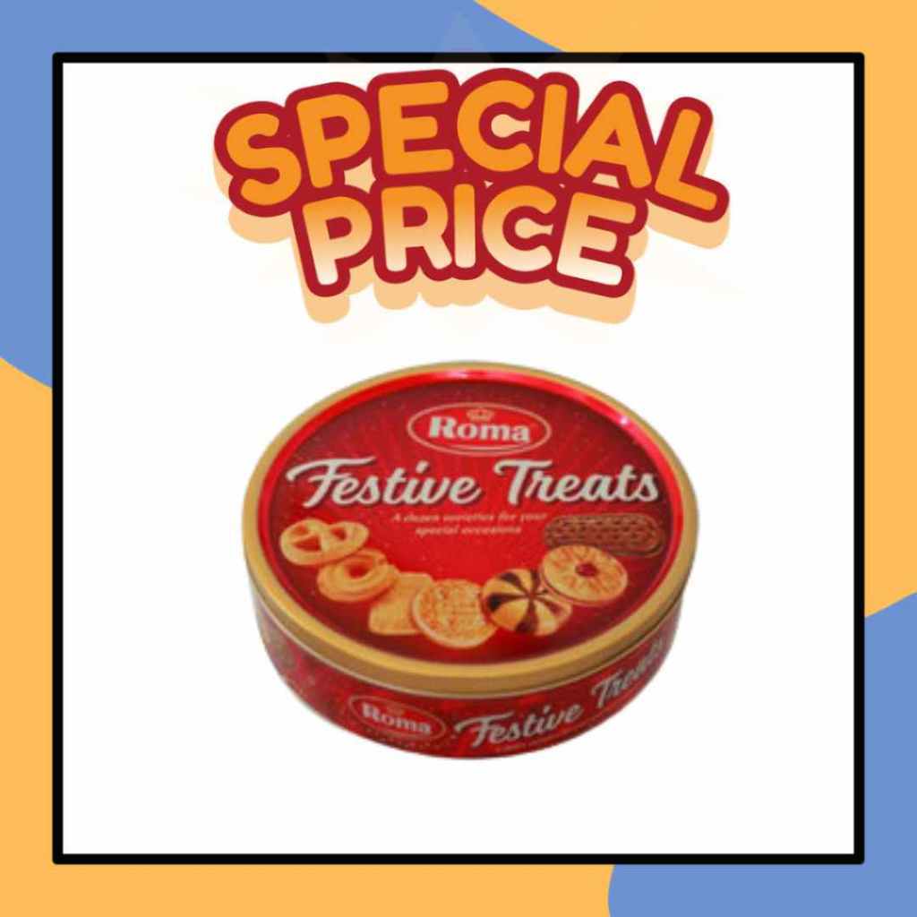 

ROMA Festive Treats Tin 240g Kemasan Kaleng Murah Surabaya