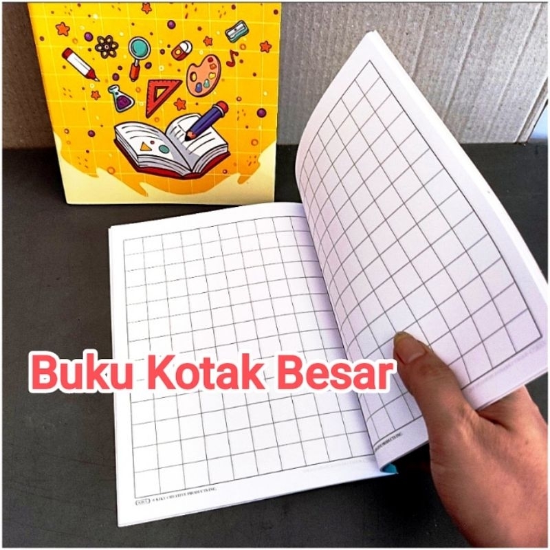 

2 Pcs Buku Kotak Besar 38 Lembar & Kotak Kecil