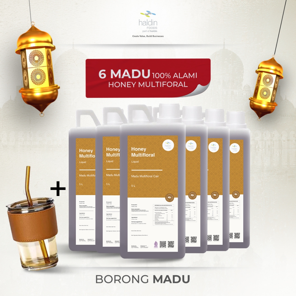 

[PROMO PAKET] haldinfoods 3 Madu 100% Alami Honey