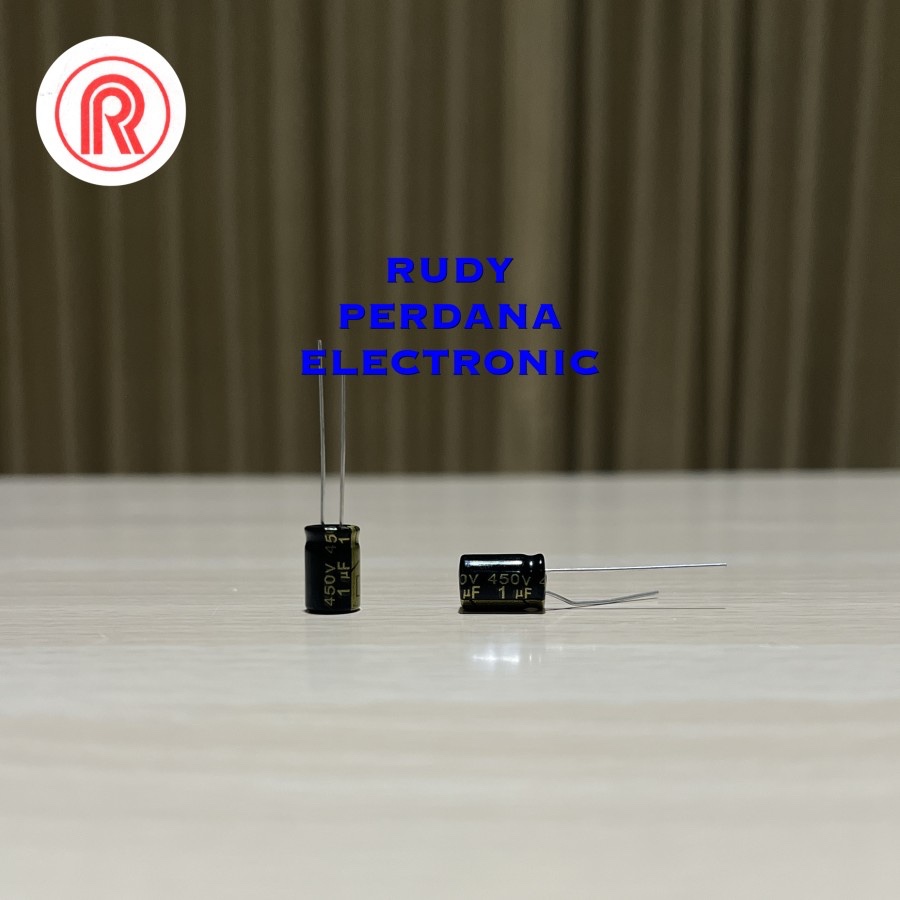 KAPASITOR ELCO ELKO 1UF 450V 1 UF 450 VOLT
