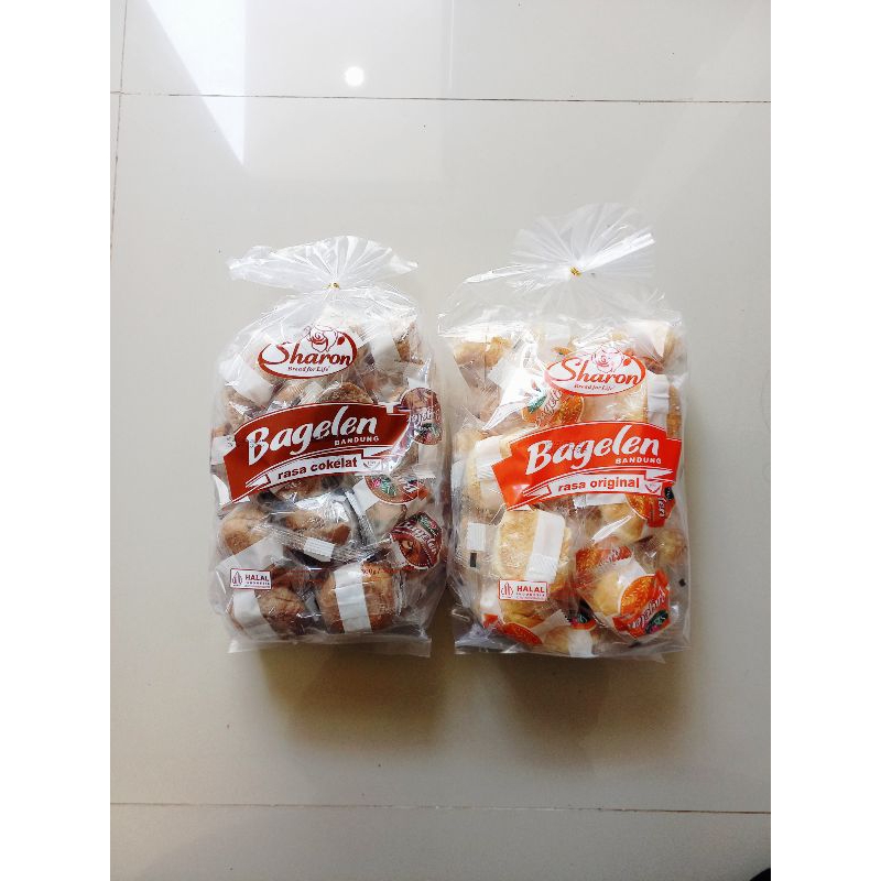 

Snack Brand SHARON Bagelen Bandung Coklat/Original 300gr/isi 30pcs