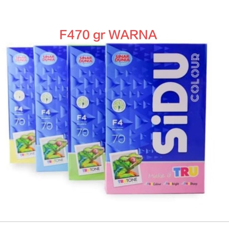 

Kertas HVS Warna Sinar Dunia F470 gram (per rim)