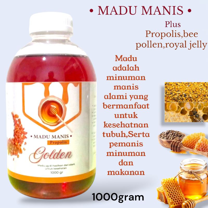 

Madu Manis Plus Propolis Golden 1 kg